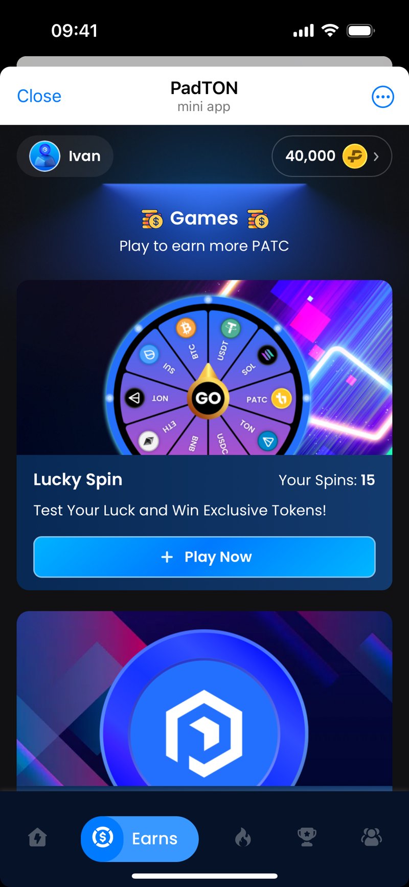 Dapp screenshot