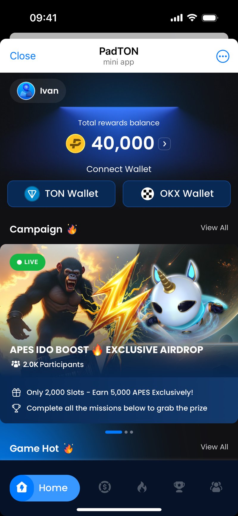 Dapp screenshot