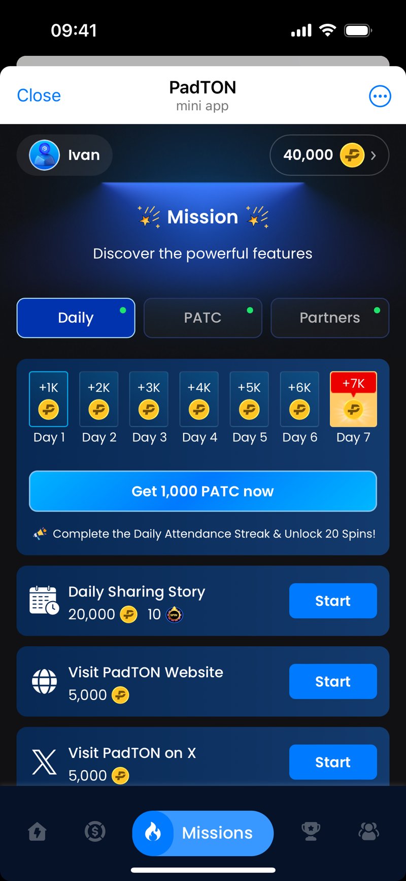 Dapp screenshot