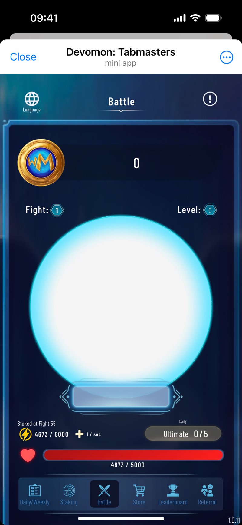 Dapp screenshot