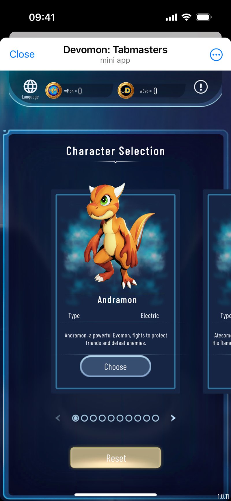 Dapp screenshot