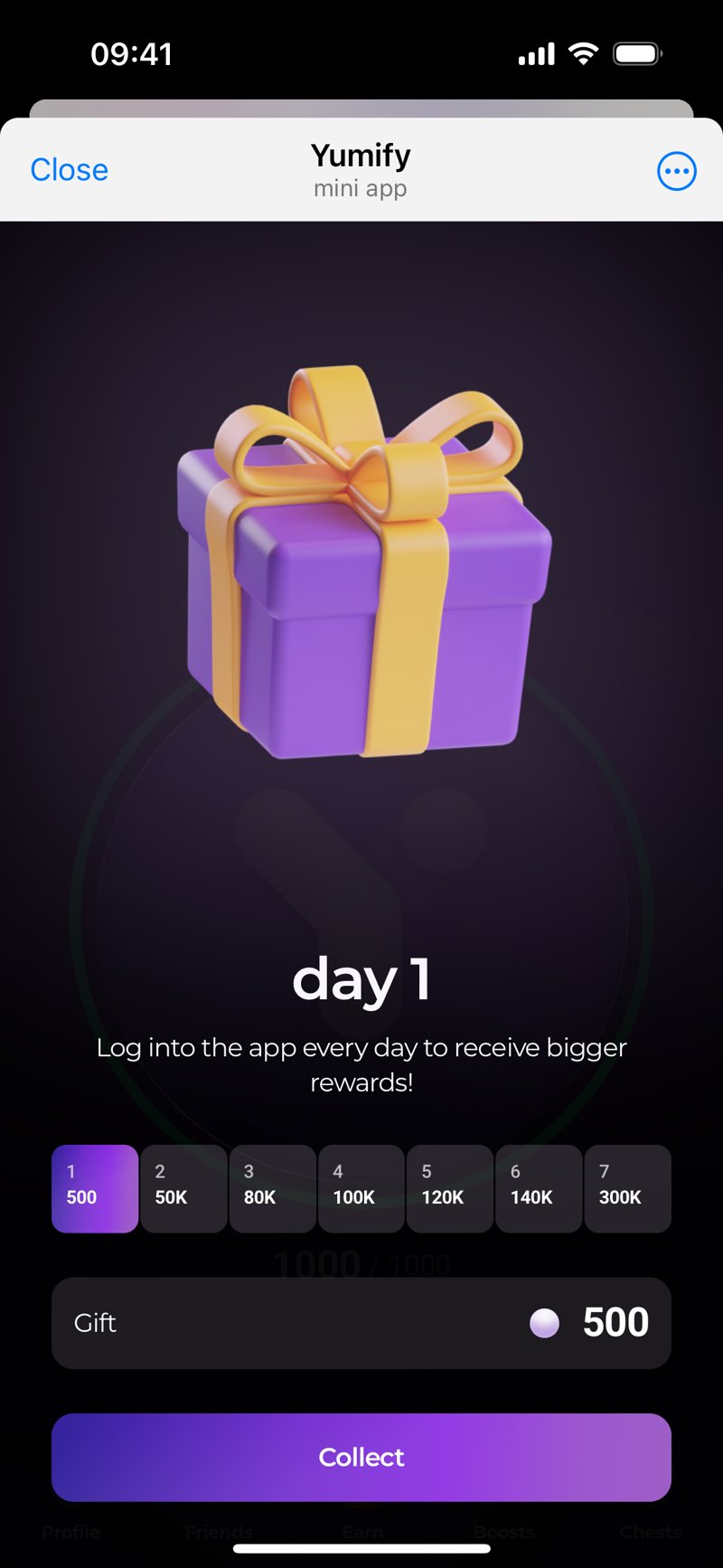 Dapp screenshot