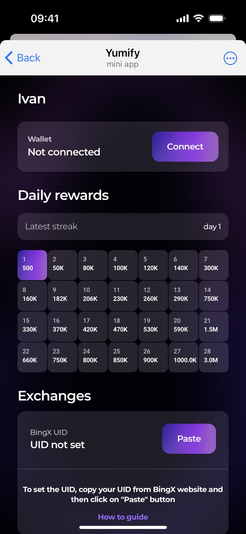 Dapp screenshot
