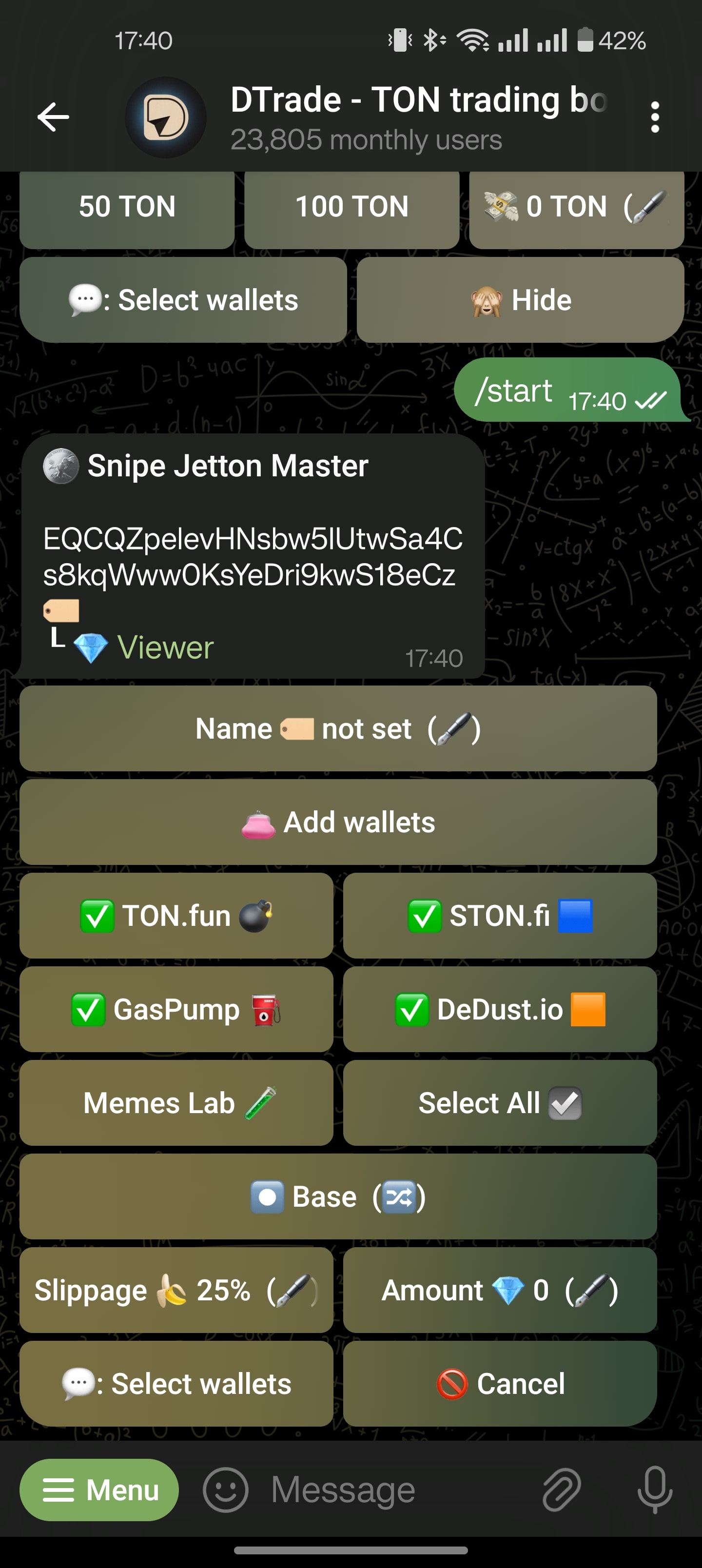 Dapp screenshot