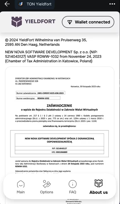 Dapp screenshot