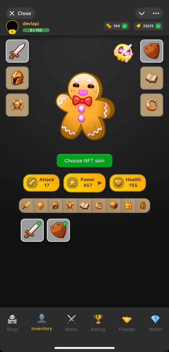 Dapp screenshot