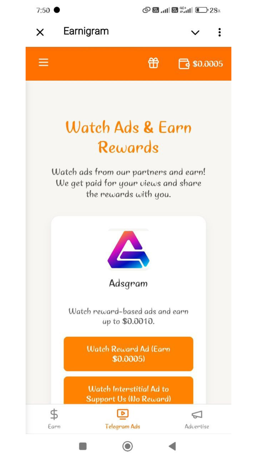 Dapp screenshot