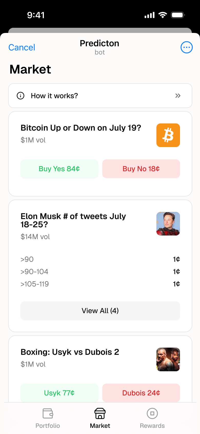 Dapp screenshot