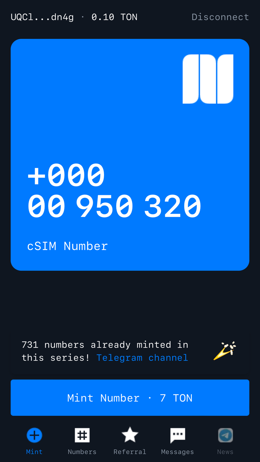 Dapp screenshot