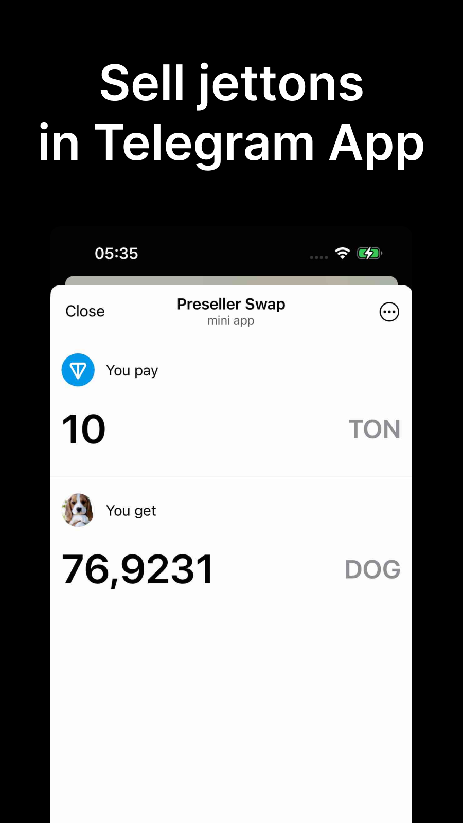 Dapp screenshot