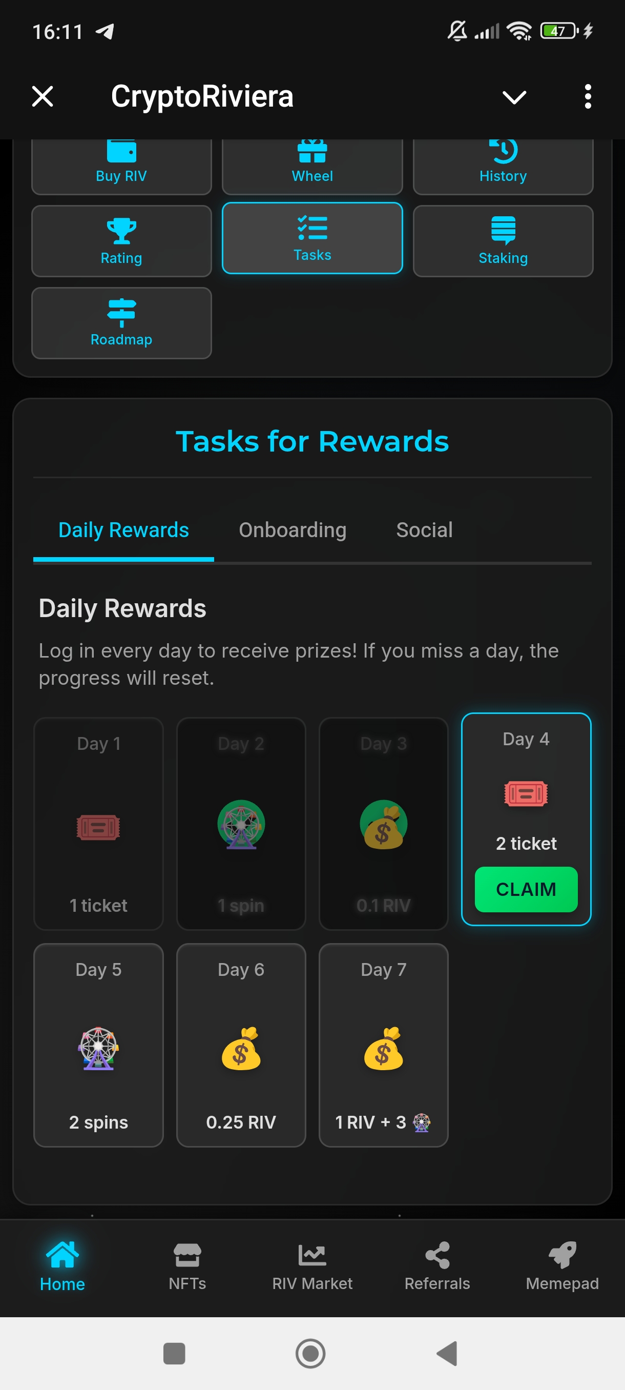 Dapp screenshot