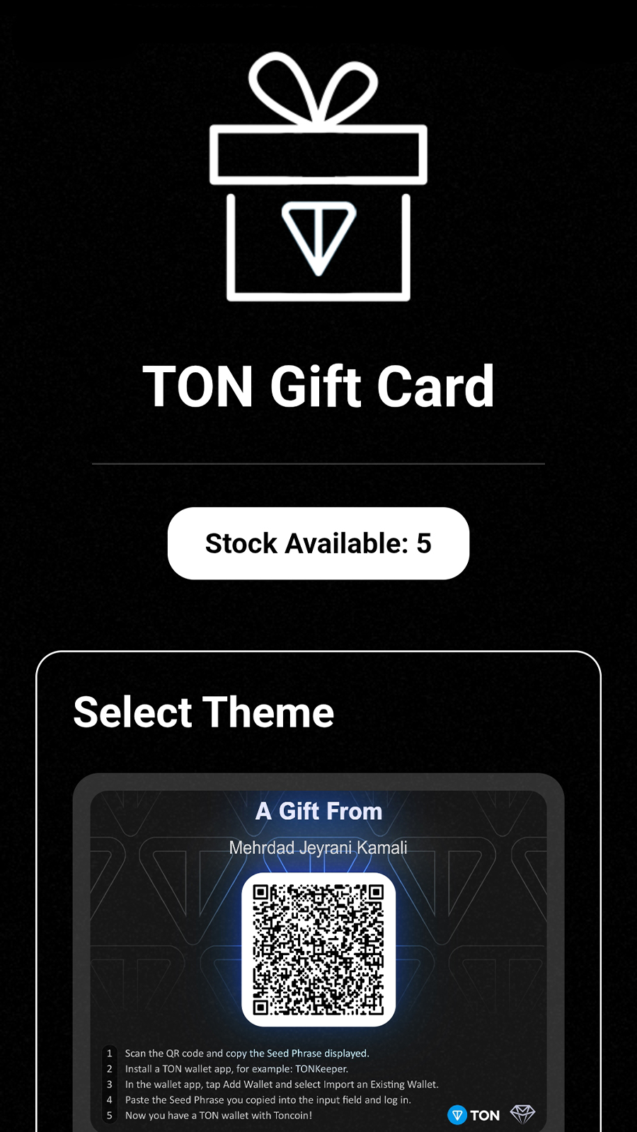 Dapp screenshot