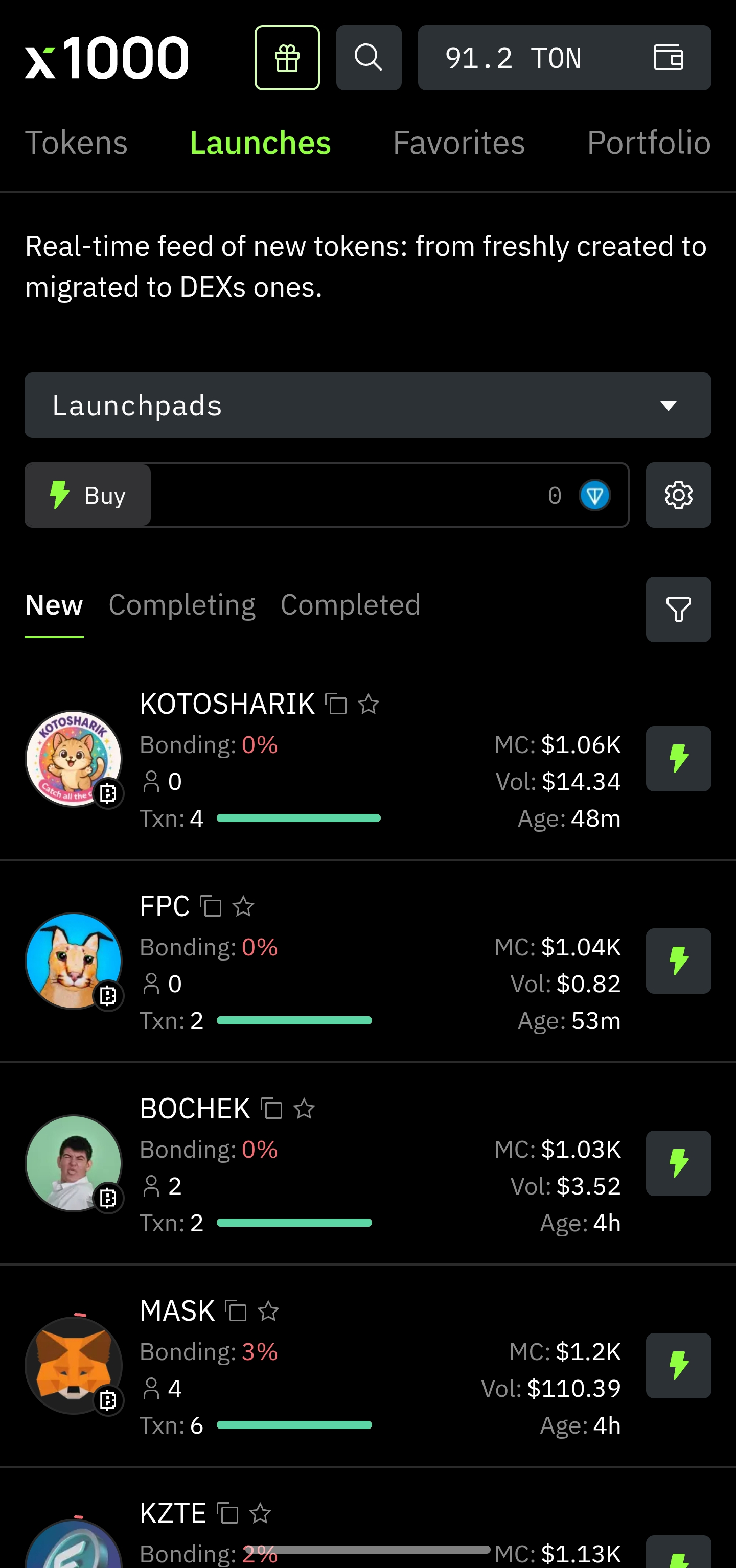 Dapp screenshot