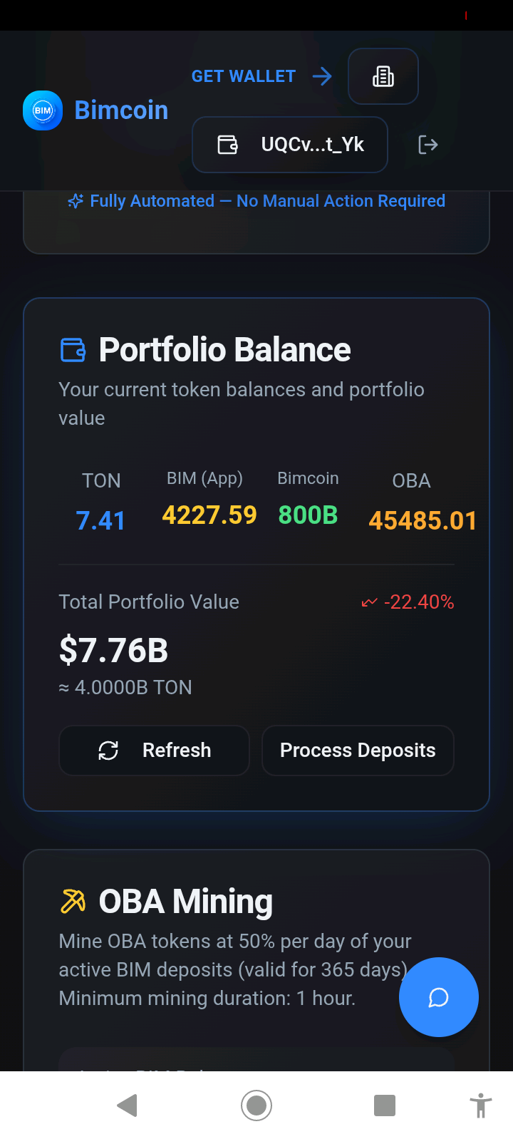 Dapp screenshot