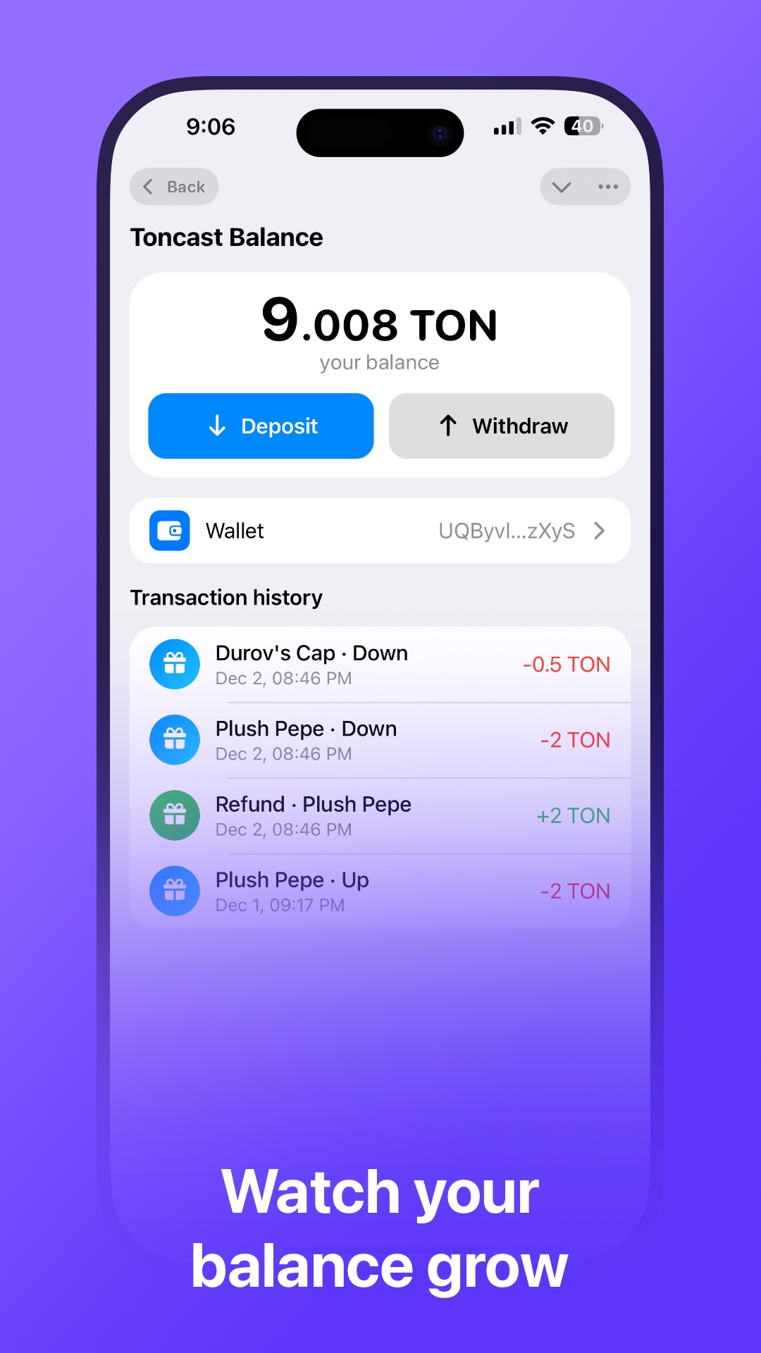 Dapp screenshot