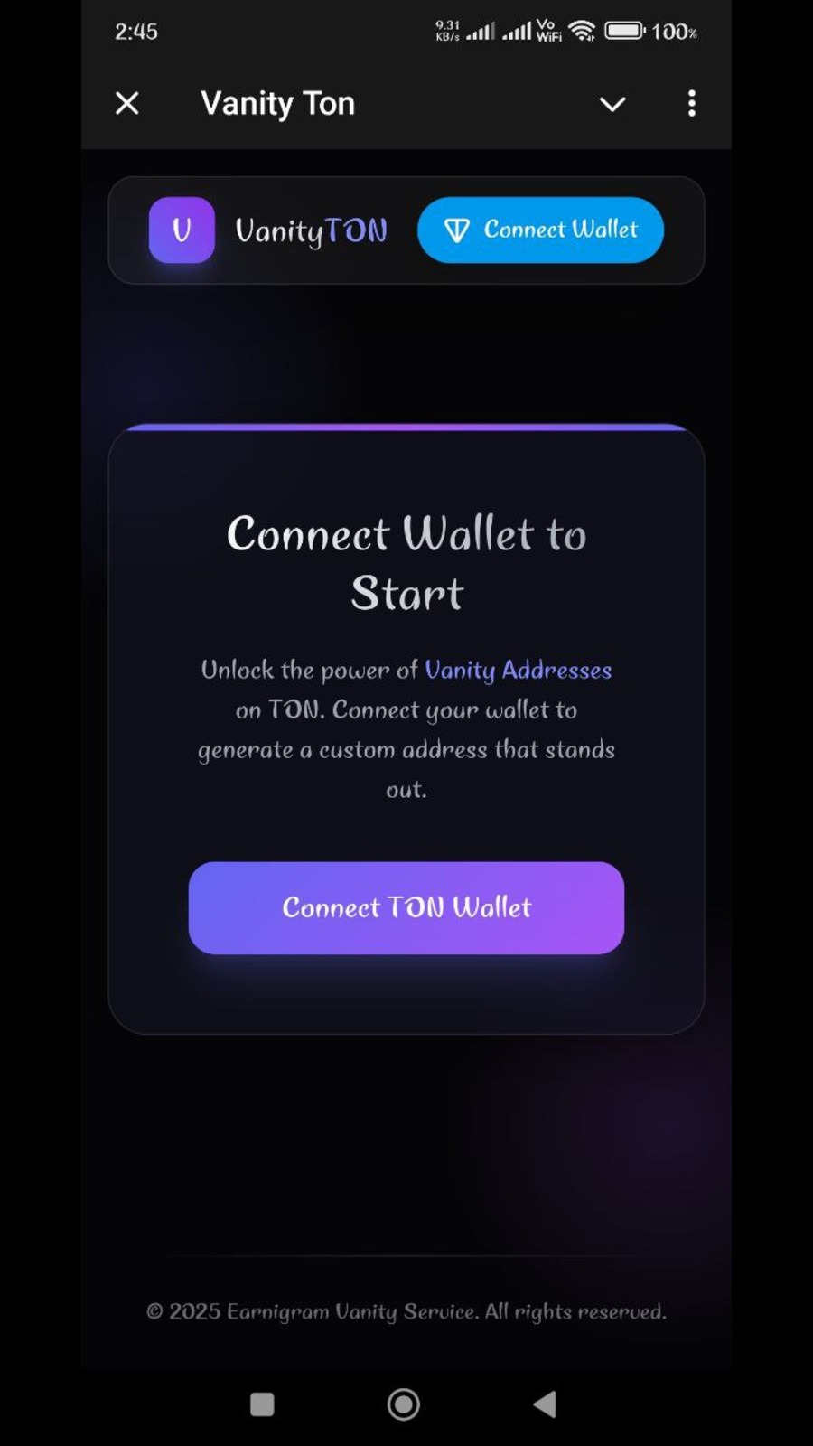 Dapp screenshot