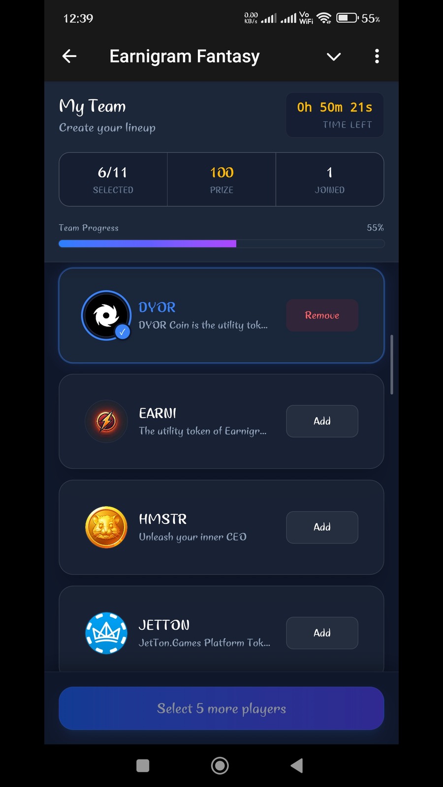 Dapp screenshot