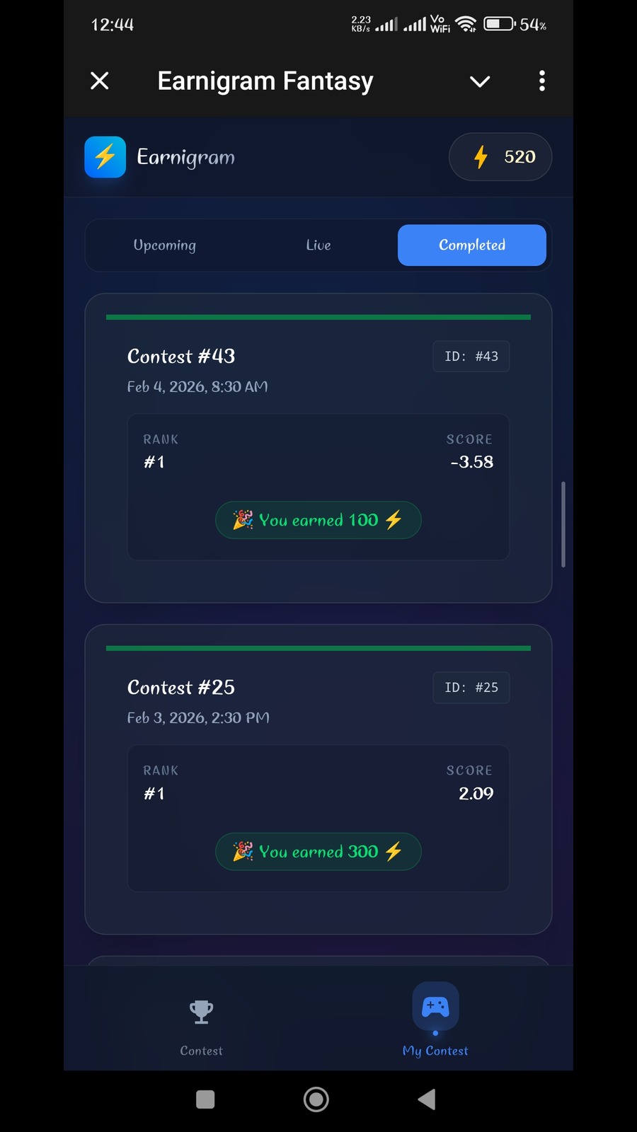 Dapp screenshot