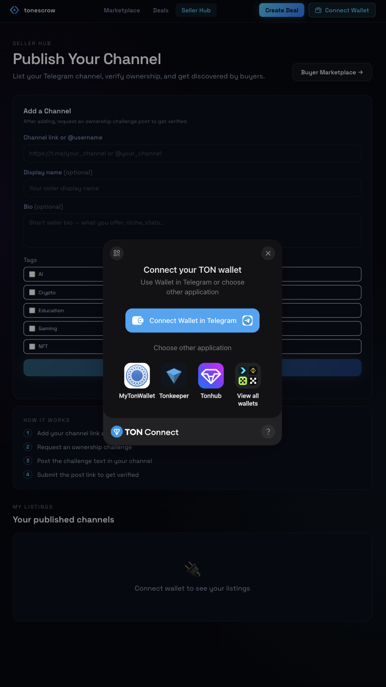 Dapp screenshot