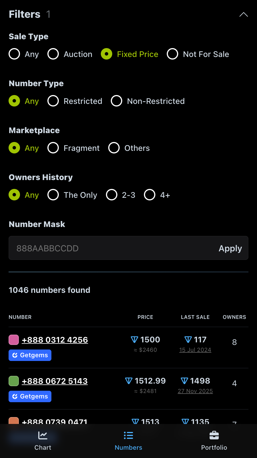 Dapp screenshot
