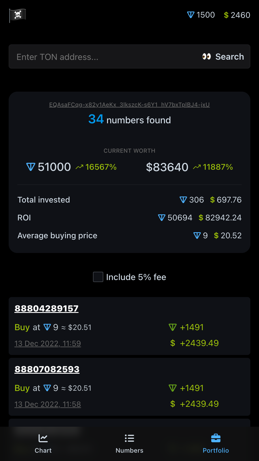 Dapp screenshot