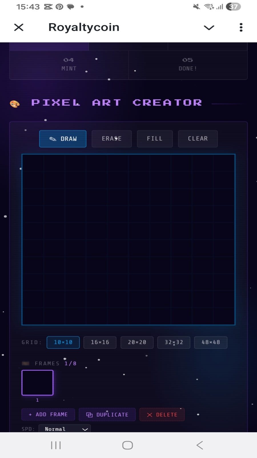 Dapp screenshot