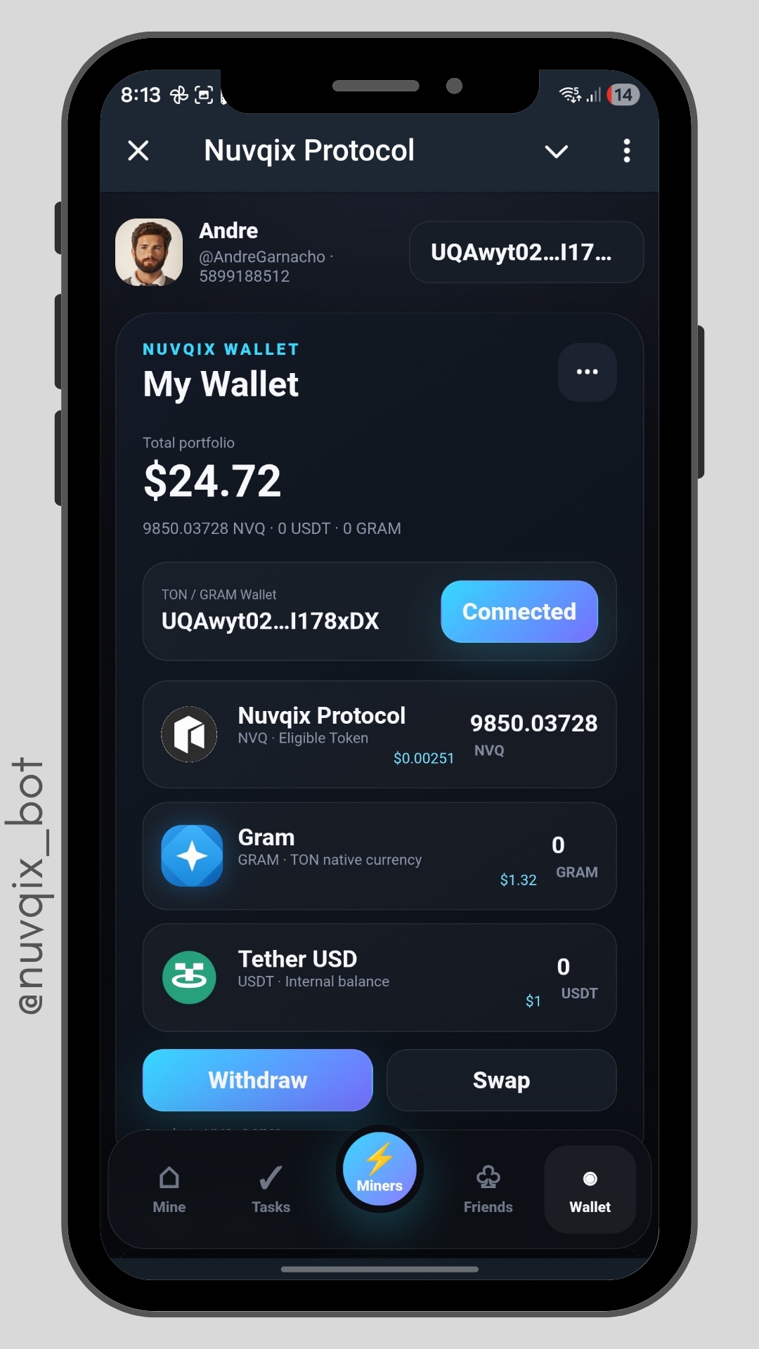 Dapp screenshot