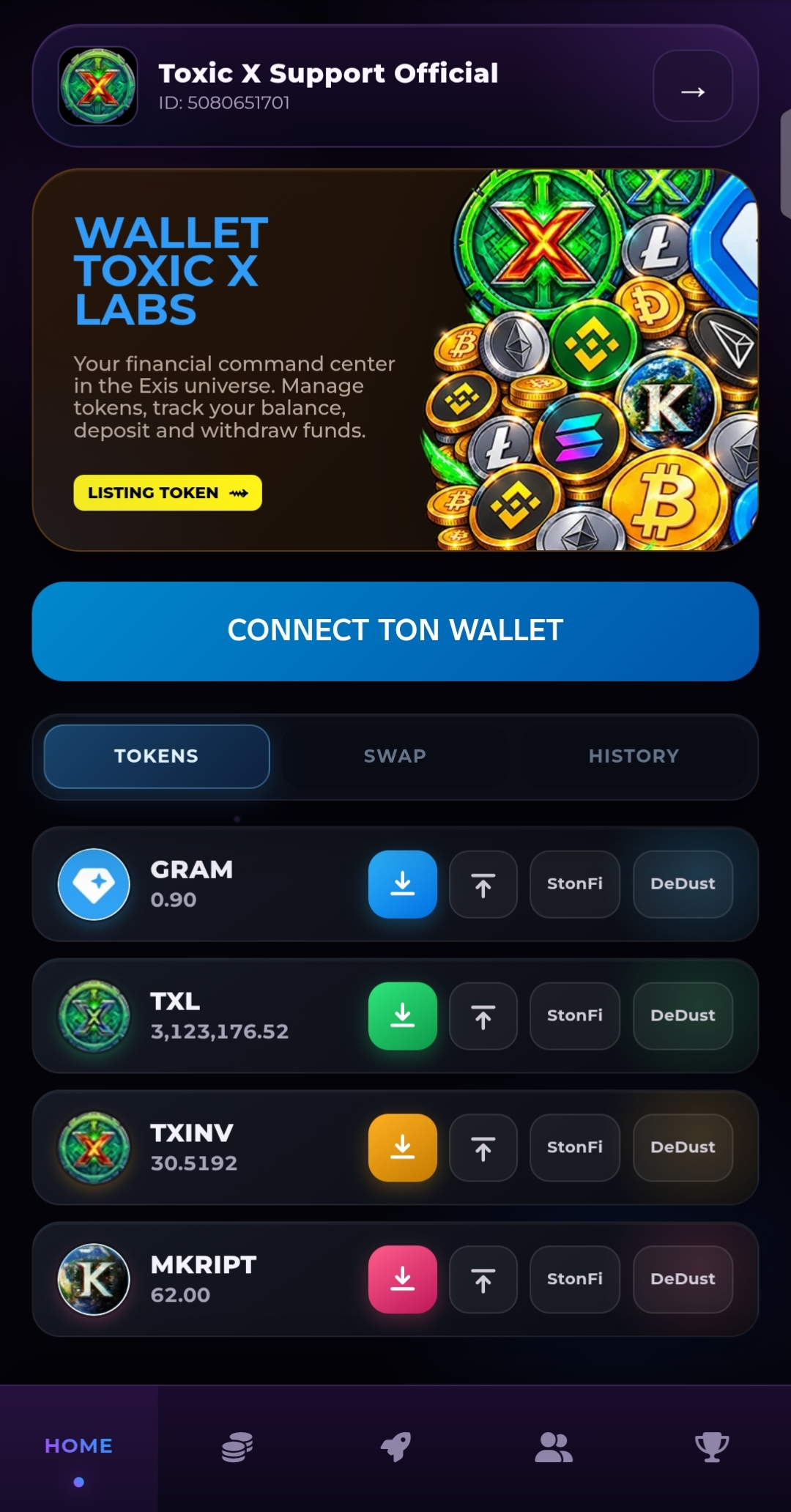 Dapp screenshot