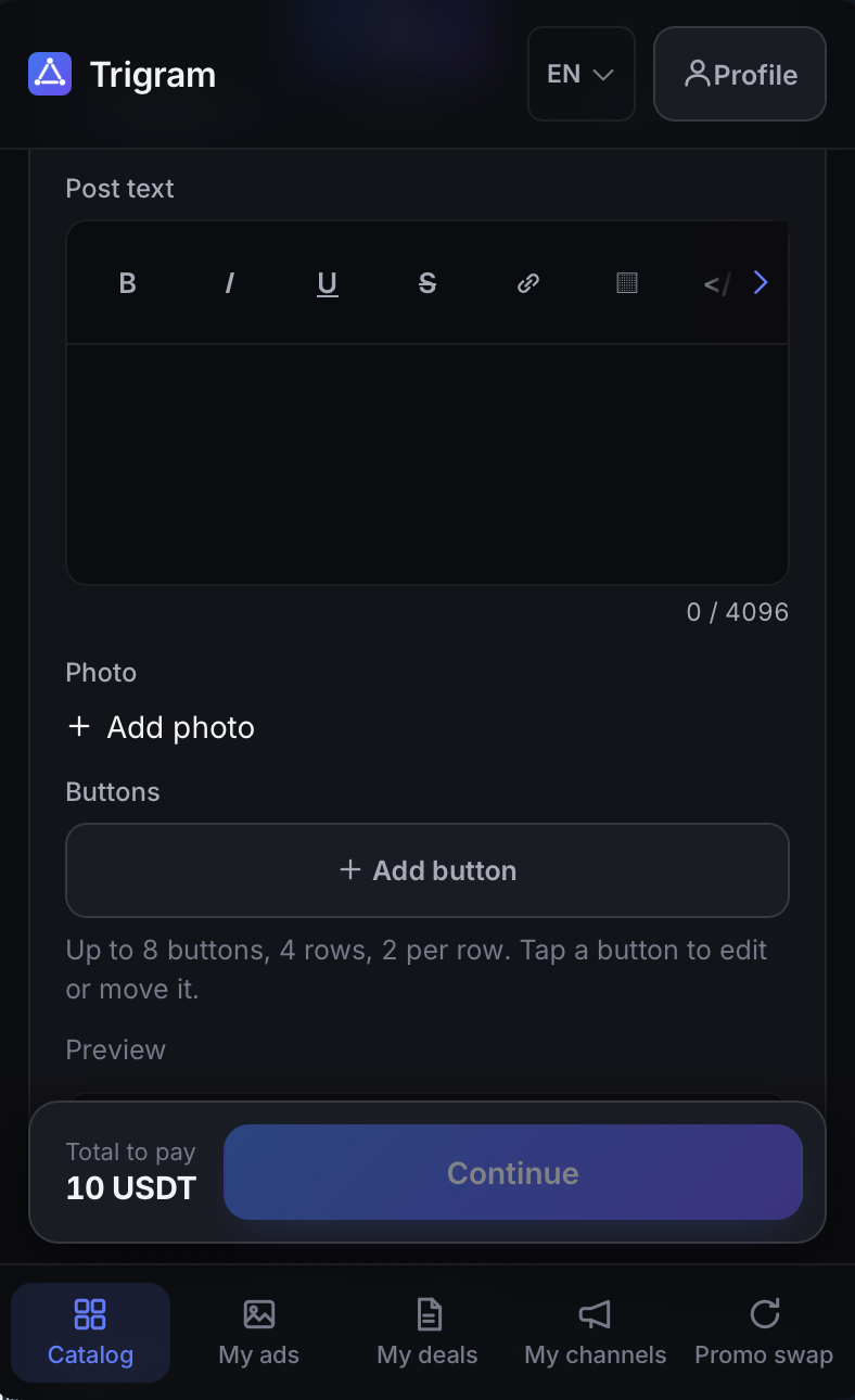 Dapp screenshot