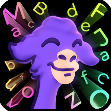 Crazy Llama English logo logo