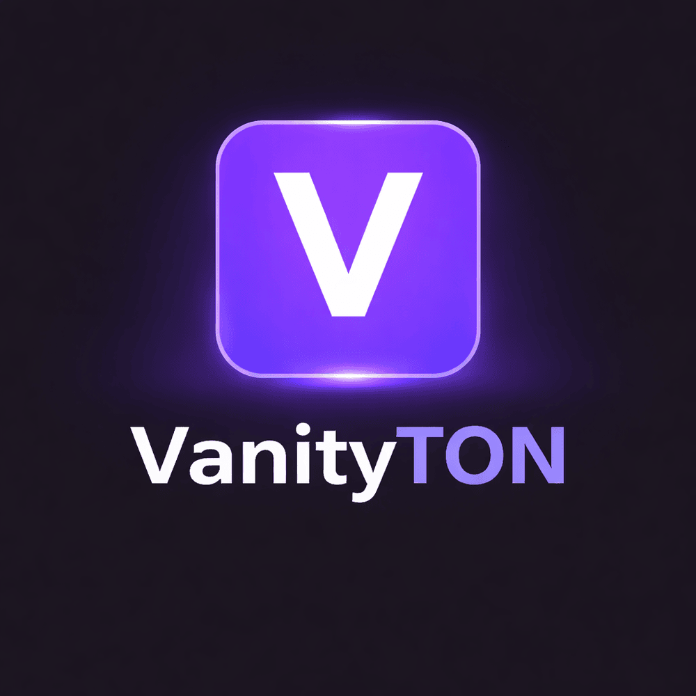 Vanity TON logo logo