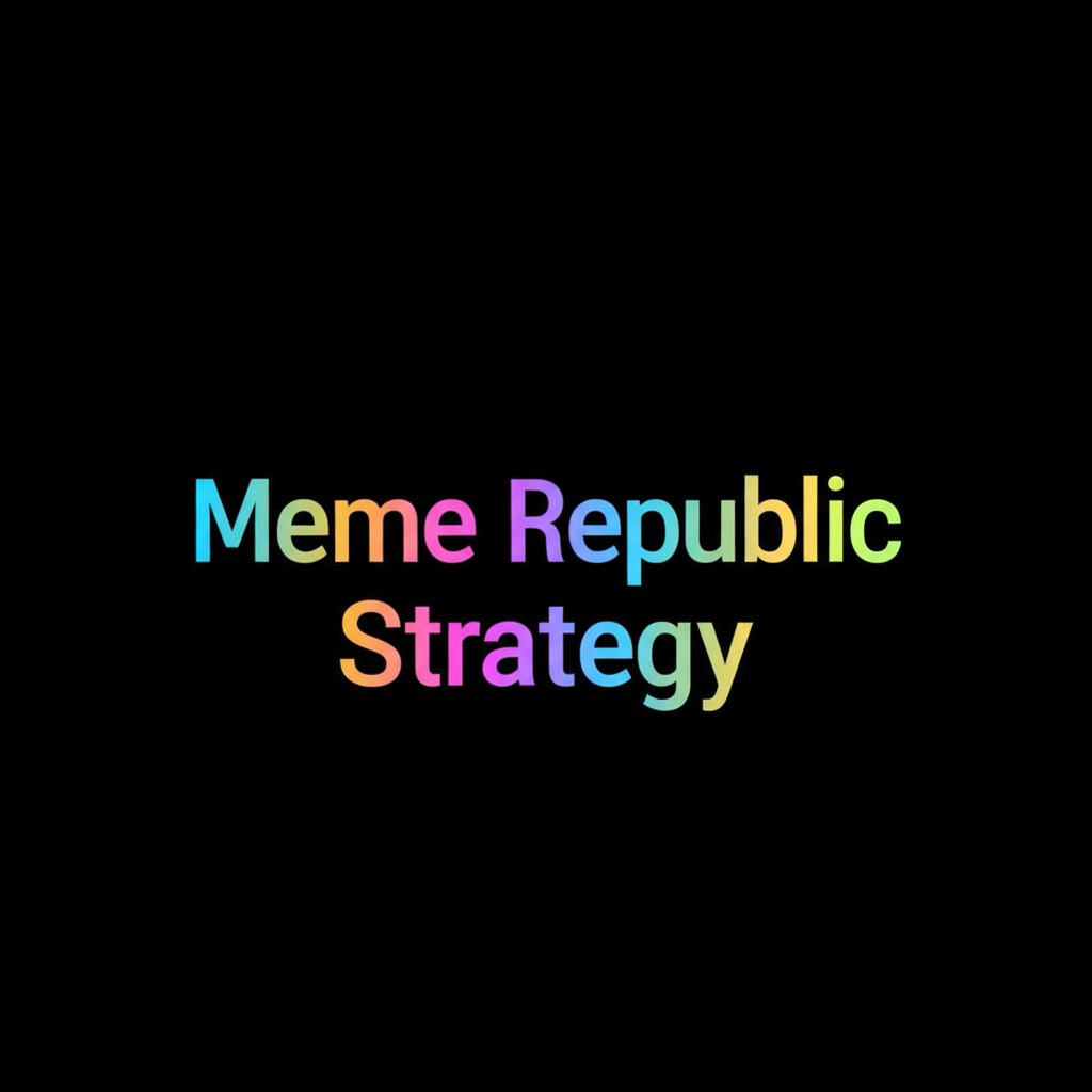 MemeRepublicStrategy (MRS)