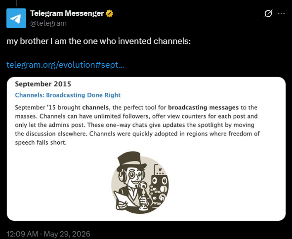 telegram evolution (TGEvolution)