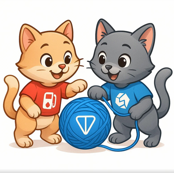 first StonFi on gas pump (STONCAT)